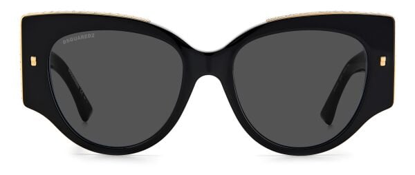 Dsquared2 D2 0032/S Siyah Cat Eye Oval Kadın Güneş Gözlüğü
