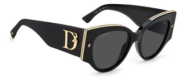 Dsquared2 D2 0032/S Siyah Cat Eye Oval Kadın Güneş Gözlüğü