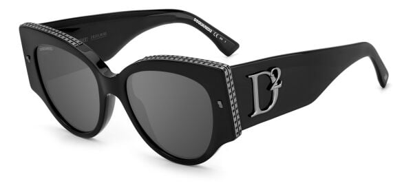 Dsquared2 D2 0032/S Mat Siyah Cat Eye Kadın Güneş Gözlüğü