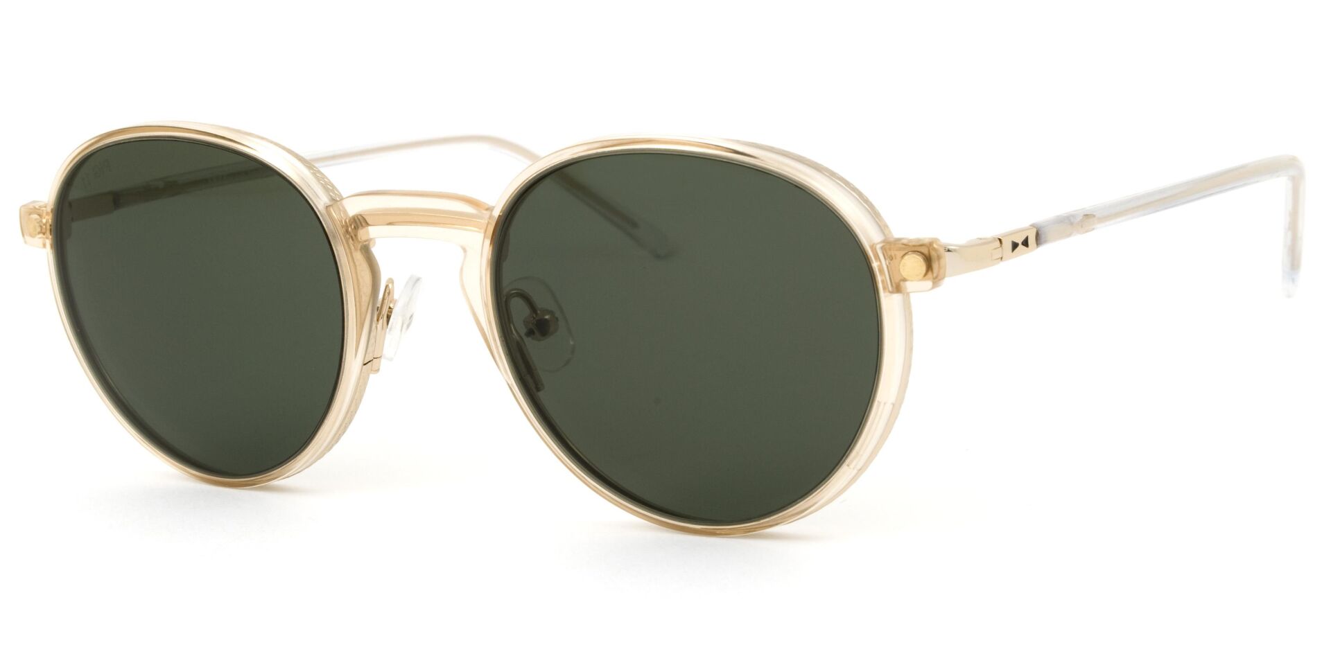 Snob Pigi Şeffaf Yuvarlak Unisex Güneş Gözlüğü