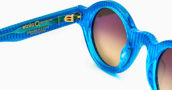 Etnia Barcelona Einstein Mavi Yuvarlak Erkek Güneş Gözlüğü