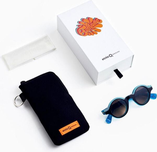 Etnia Barcelona Einstein Mavi Yuvarlak Erkek Güneş Gözlüğü