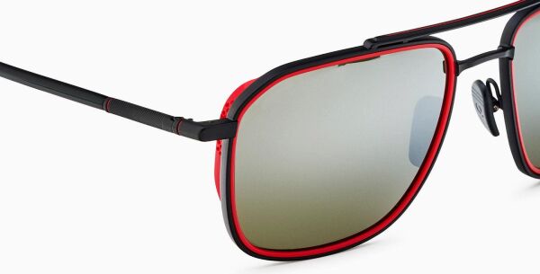 Etnia Barcelona Munger Moss Siyah Kırmızı Kare Erkek Güneş Gözlüğü