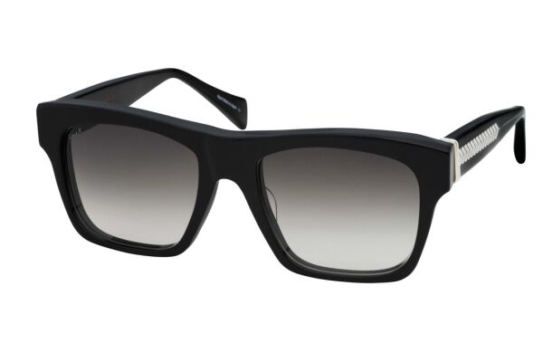 Eque.M Safari Rider Kare Siyah Unisex Güneş Gözlüğü
