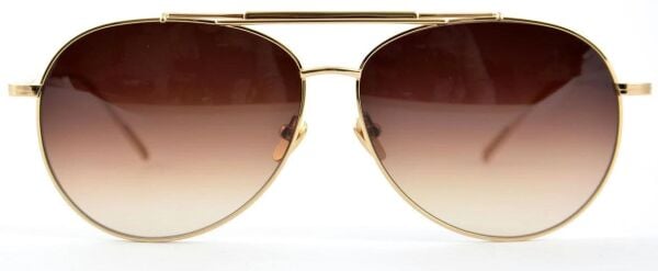 Eque.M Pilot Bottle Zero SLG-M Gold Oval Titanyum Unisex Güneş Gözlüğü