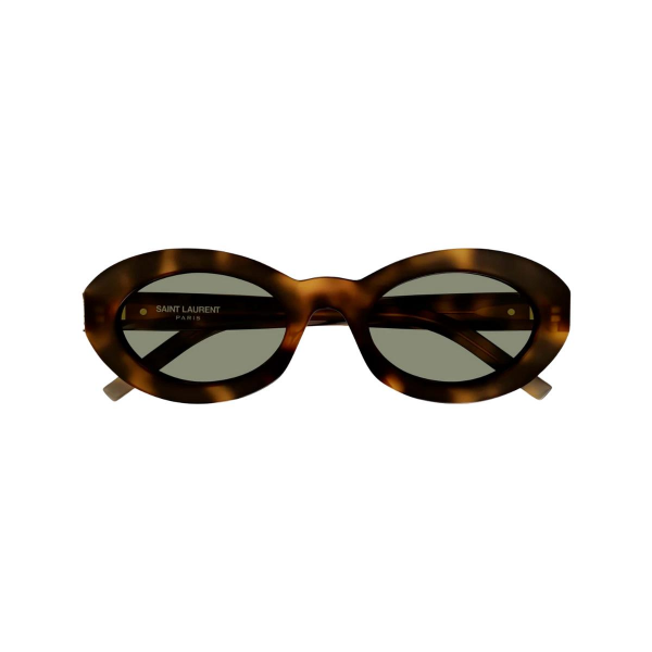 Saint Laurent SL M136 Leopar Oval Kadın Güneş Gözlüğü