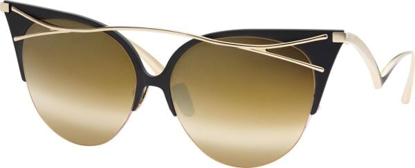 Eque.M Twiggy MBG-M Gold Siyah Cat Eye Kadın Güneş Gözlüğü