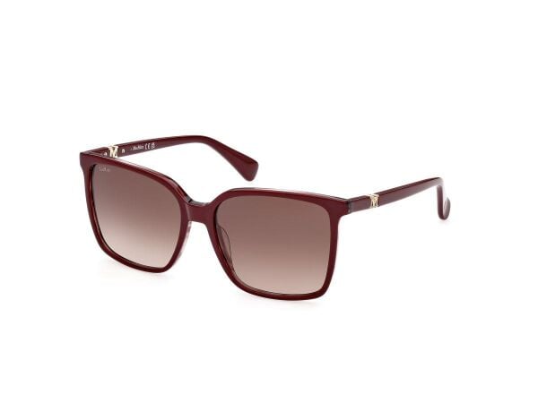 Maxmara Mm 0046 Bordo Kadın Güneş Gözlüğü