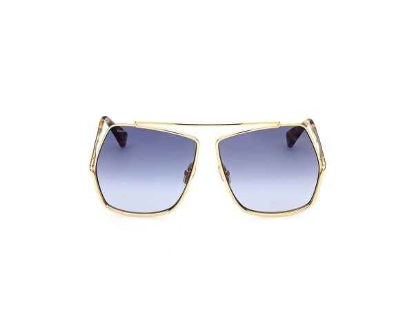 Maxmara Mm 0006 Köşeli Metal Kadın Güneş Gözlüğü