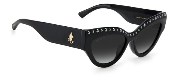 Jimmy Choo Sonja/G/N/S Siyah Taşlı Cat Eye Kadın Güneş Gözlüğü