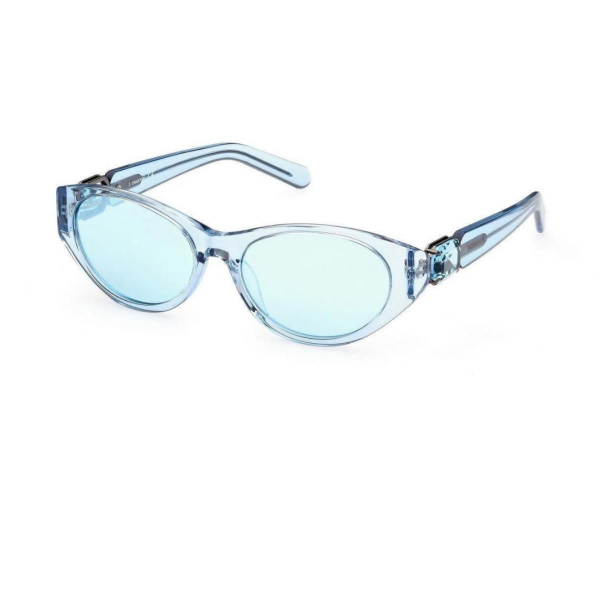 Swarovski Sk 0350 Cat Eye Şeffaf Mavi Kadın Güneş Gözlüğü