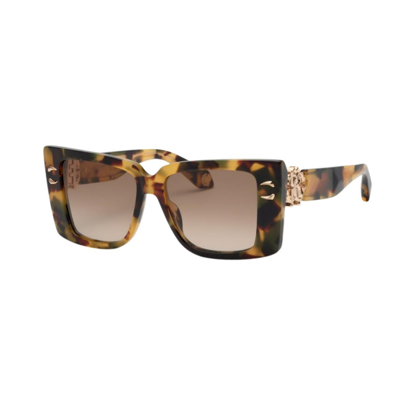 Roberto Cavalli Src056 Leopar Desenli Kadın Güneş Gözlüğü